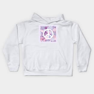 Peace and love Kids Hoodie